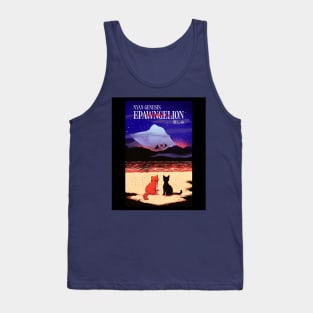 Nyan Genesis Evangelion Tank Top